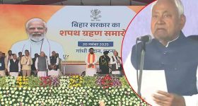 Patna: బీహార్‌లో కొలువుదీరిన ఎన్డీయే సర్కార్.. సీఎంగా నితీష్ ప్రమాణ స్వీకారం, ఎన్డీయే పాలిత సీఎంలు హాజరు