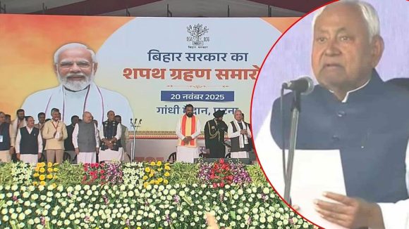 Patna: బీహార్‌లో కొలువుదీరిన ఎన్డీయే సర్కార్.. సీఎంగా నితీష్ ప్రమాణ స్వీకారం, ఎన్డీయే పాలిత సీఎంలు హాజరు