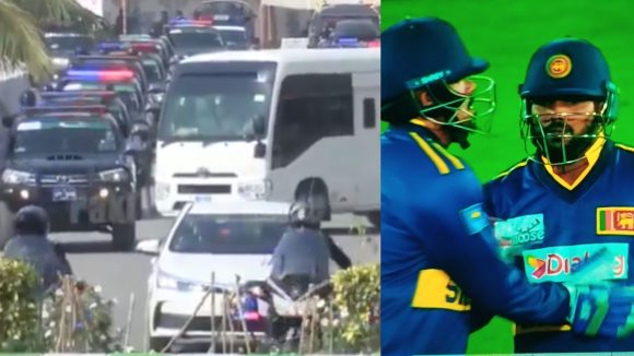 PAK VS SL: పాకిస్తాన్ లో శ్రీలంక ప్లేయ‌ర్ల‌కు VVIP సెక్యూరిటీ.. ఈ వీడియో చూస్తే గూస్ బంప్స్ రావాల్సిందే