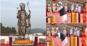PM Modi - Lord Rama Statue: ప్రపంచంలో అత్యంత ఎత్తైన శ్రీరాముడి విగ్రహం, ఆవిష్కరించిన ప్రధాని మోడీ!
