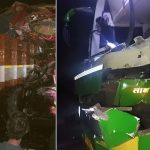 Adilabad News: ప్రైవేటు బస్సు-లారీ ఢీ.. ఆదిలాబాద్ జిల్లాలో అర్థరాత్రి ప్రమాదం