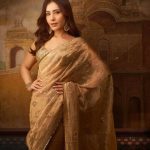 Raashii Khanna : గోల్డ్ కలర్ శారీలో దేవకన్యలా మెరిసిపోతున్న రాశి ఖన్నా.. మైండ్ బ్లాకే..