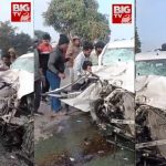 Rangareddy News: హైదరాబాద్-బీజాపూర్ హైవే పై ఘోర ప్రమాదం..  ఢీకొన్న రెండు కార్లు, స్పాట్‌లో