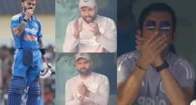 MS Dhoni-Kohli: కోహ్లీకి ధోని ఆశీర్వాదం...నిద్ర‌పోయిన సెక్యూరిటీ, గ్రౌండ్ లోకి ఆగంత‌కుడు