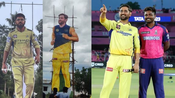 Sanju-CSK: ధోని గుర్తులు చెరిపేస్తోన్న సంజు… చెన్నైలో అతిపెద్ద క‌టౌట్ల‌తో స‌రికొత్త రికార్డ్‌