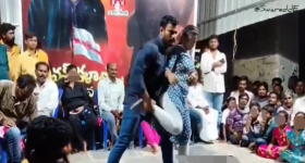 Recording Dance: ధర్మవరం తిరునాళ్లలో రికార్డింగ్ డ్యాన్స్.. స్టేజీపై జనసేన ఫ్లెక్సీలు.. రాజకీయంగా రచ్చ