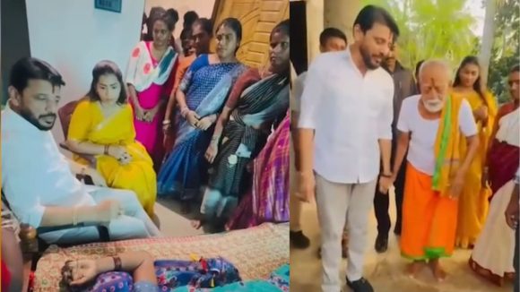 Duvvada Srinivas: కాశీబుగ్గ తొక్కిసలాట బాధితులకు నగదు సాయం చేసిన దువ్వాడ శ్రీనివాస్, మాధురి