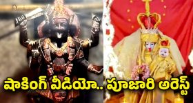 Viral Video: కాళీమాతపై మేరిమాత దుస్తులు… వీడియో వైరల్, పూజారి అరెస్ట్