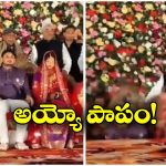 Viral Video: కొత్త జంటను ఆశీర్వదించేందుకు స్టేజి ఎక్కిన నాయకులు, ఒక్కసారిగా కుప్పకూలడంతో..