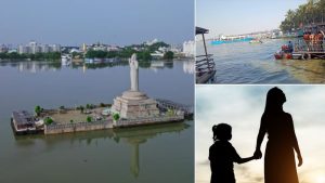 Hyderabad Crime: ఫ్యామిలీలో సమస్యలు.. హుస్సేన్‌సాగర్‌లోకి దూకి, రెండేళ్ల కూతురితో కలిసి మహిళ