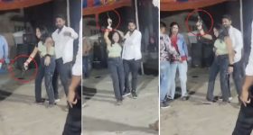 Viral Video: బావలూ బావలూ సయ్యా.. తుపాకీతో మహిళ డాన్స్,  బుక్కైన ముగ్గురు పోలీసులు