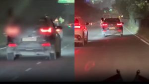 Shocking Video: లక్నోలో రెచ్చిపోయిన యువతి.. కారులో నగ్నంగా ప్రయాణం.. వీడియో వైరల్