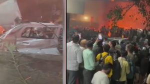 Delhi: ఢిల్లీలో భారీ పేలుడు.. ఐదు కార్లు ధ్వంసం.. ఇద్దరికి గాయాలు