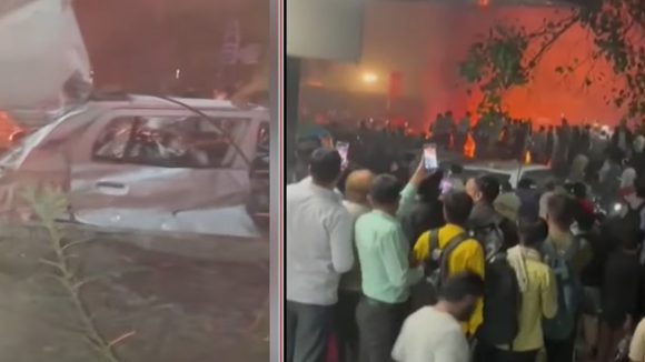 Delhi Blast: ఢిల్లీలో భారీ పేలుడు.. ఐదు కార్లు ధ్వంసం.. 8 మంది  మృతి