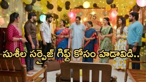 GudiGantalu Today episode: ఘనంగా సుశీల బర్త్ డే వేడుక.. ప్రభావతి పై బాలు సెటైర్.. సుశీల సర్ప్రైజ్ గిఫ్ట్..
