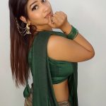 Inaya Sultana : ఆకుపచ్చ కోకలో ఇనయా.. రెండు కళ్లు చాలట్లేదు మావా..