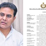 IPS Association On KTR: డీజీపీపై అనుచిత వ్యాఖ్యలు.. కేటీఆర్ కు ఐపీఎస్ అధికారుల సంఘం వార్నింగ్