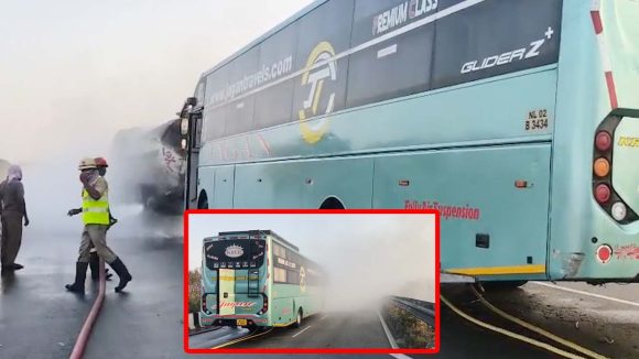 Road Accident: ఘోర రోడ్డు ప్రమాదం.. యాసిడ్ ట్యాంకర్‌ను ఢీ కొన్న బస్‌.. స్పాట్‌లో 40 మంది