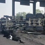 Patancheru Tollgate: ఘోర రోడ్డు ప్రమాదం.. పటాన్‌చెరులో ట్యాంకర్‌ బోల్తా..