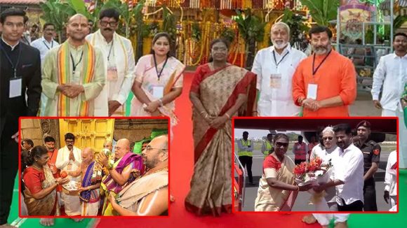 Droupadi Murmu: తిరుమల శ్రీవారిని దర్శించుకున్న రాష్ట్రపతి.. మధ్యాహ్నం హైదరాబాద్‌కు చేరుకోనున్న ద్రౌపది ముర్ము..