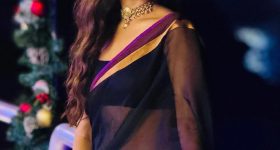 Niharika Konidela: నిహారిక కొణిదెల.. అబ్బా, బ్లాక్ శారీలో ఇంత బాగుందేంటీ!