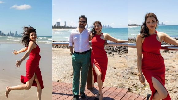 Kajal Aggarwal: ఒళ్లంత తుళ్లింత అయ్యేలా.. బీచ్ ఒడ్డున చందమామ హొయలు