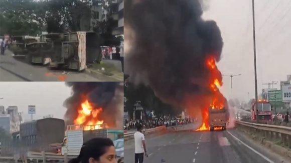 Pune Accident: పూణేలో ఘోర రోడ్డు ప్రమాదం: 8 మంది మృతి