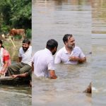 Bihar Elections: చెరువులో ఈత కొడుతూ..  చేపలు పడుతూ.. రాహుల్ గాంధీ ప్రచారం!