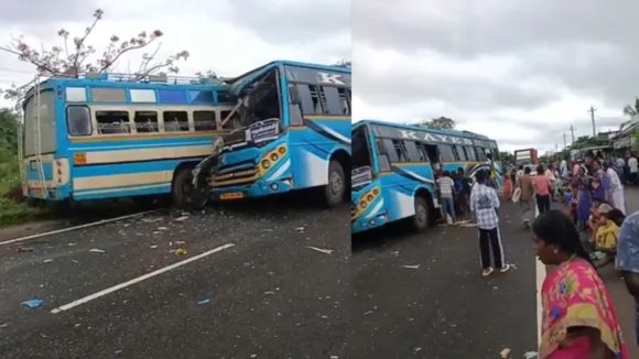 Bus Accident: ఆగని బస్సు ప్రమాదాలు.. రెండు ప్రైవేటు బస్సులు ఢీ.. 8 మంది స్పాట్ డెడ్