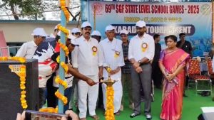 Bhadradri Kothagudem News: అదృష్టంగా భావిస్తున్నాం-ఎమ్మెల్యే పాయం.. తెలంగాణలో మొదలైన 69వ రాష్ట్ర స్థాయి క్రీడలు