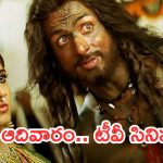 Today Movies in TV : ఆదివారం టీవీల్లోకి హిట్ సినిమాలు.. అస్సలు మిస్ అవ్వకండి..