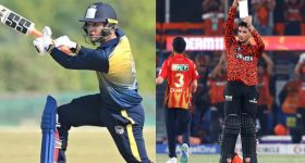 Abhishek Sharma: 32 బంతుల్లో  అభిషేక్ శ‌ర్మ సెంచ‌రీ.. 28 సిక్స‌ర్లు, 20 ఓవర్లలో 310 రన్స్