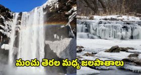 Waterfalls In Winter: వణికించే చలిలో.. వయ్యారంగా ప్రవహించే అద్భుత జలపాతాలు ఇవే !