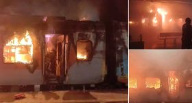 Tata-Ernakulam train fire broke out: ఎర్నాకుళం రైలులో భారీ అగ్నిప్రమాదం.. రెండు ఏసీ బోగీలు దగ్ధం, ఒకరు మృతి