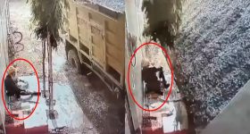 MP Truck Accident Video: ఇంటి ముందు కూర్చొంచే.. ట్రక్ రూపంలో వచ్చిన మృత్యువు