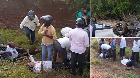 Road Accident: చిత్తూరు, నెల్లూరు జిల్లాల్లో ఘోర ప్ర‌మాదం.. రెండు కార్లు ఢీ, ఆపై బోల్తా, స్పాట్‌లో ఏడుగురు టీచ‌ర్స్