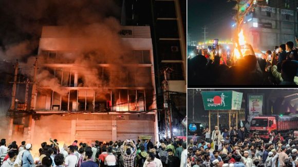 Bangladesh Violence: బంగ్లాదేశ్‌లో మళ్లీ..  భారత్ హైకమిషన్ ఆఫీసు ముట్టడి, పత్రికా ఆఫీసులపై దాడులు