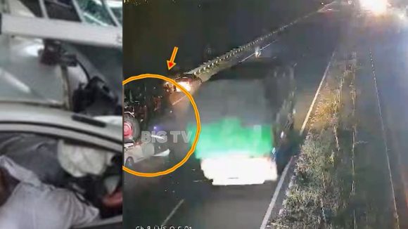 Car Accident: ఘోర రోడ్డు ప్రమాదం.. వేగానికి నుజ్జయిన కారు, సీసీటీవీ ఫుటేజ్‌లో
