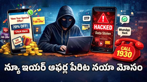 Cyber Fraud: ఉచిత గిఫ్టులు, భారీ డిస్కౌంట్లు, అంతా మాయే.. న్యూ ఇయర్ స్కామ్స్‌పై పోలీసుల హెచ్చరిక