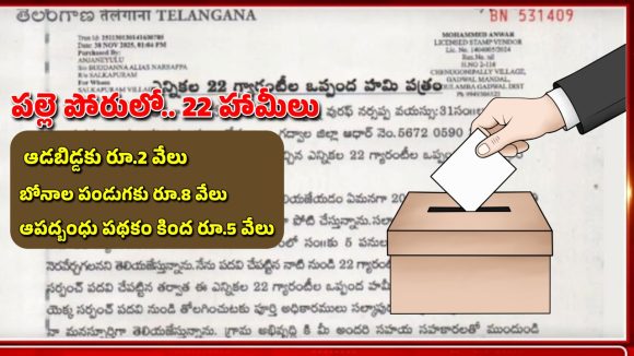 Sarpanch Manifesto: ఆడపిల్ల పుడితే రూ.2 వేలు, లైసెన్స్ ఉంటే ఉచిత హెల్మెట్.. సర్పంచ్ అభ్యర్థుల సంచలన మేనిఫెస్టోలు