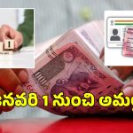 January 2026 Financial Changes: పాన్-ఆధార్ లింక్ నుంచి క్రెడిట్ స్కోర్ వరకు.. జనవరి 1 నుంచి వచ్చే మార్పులివే