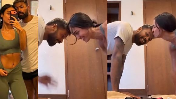 Hardik Pandya: ఏంట్రా ఈ అరాచ‌కం..జిమ్ లో వ‌ర్కౌట్స్ కాదు, పాండ్యా-మహికా శర్మ ముద్దులాట‌