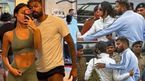 Hardik Pandya: ప్రైవేట్ పార్ట్స్ పై చేతులు, ప్రియురాలితో ఎయిర్ పోర్టులోనే హార్దిక్ పాండ్యా రొమాన్స్