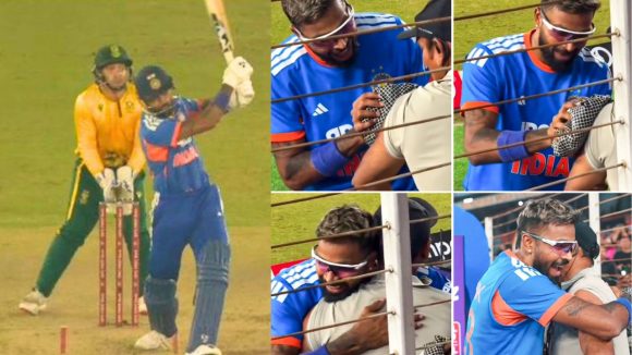 Hardik Pandya-Cameraman: కెమెరామెన్ కు హగ్ ఇచ్చిన హార్దిక్ పాండ్యా.. చేయి విర‌గ్గొట్టి మ‌రీ