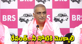 Harish Rao On Congress: కేసీఆర్ స్టేట్స్ మెన్, రేవంత్ రెడ్డి స్ట్రీట్ రౌడీ.. హరీశ్ రావు సంచలన వ్యాఖ్యలు