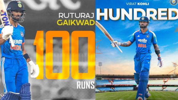 Ind vs SA 2nd ODI: దక్షిణాఫ్రికాపై కోహ్లీ, రుతురాజ్ సెంచరీలు.. భారీ స్కోర్ దిశగా టీమిండియా