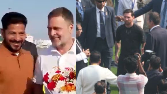 Lionel Messi: హైదరాబాద్ కు చేరుకున్న మెస్సీ, సీఎం రేవంత్ తో మ్యాచ్‌..షెడ్యూల్ ఇదే