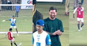 CM Revanth vs Lionel Messi:  సీఎం రేవంత్ అదిరిపోయే గోల్.. మెస్సీ చప్పట్లు