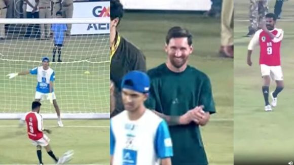 CM Revanth vs Lionel Messi:  సీఎం రేవంత్ అదిరిపోయే గోల్.. మెస్సీ చప్పట్లు
