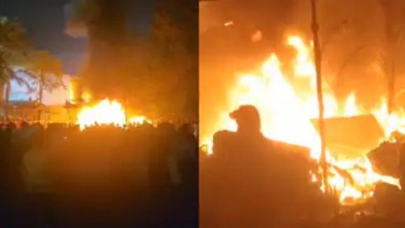 Fire wedding Reception: పెళ్లిలో 1000 మంది గెస్టులు.. ఇంతలో ఒక్కసారిగా ఎగసిపడ్డ మంటలు, చివరికి..